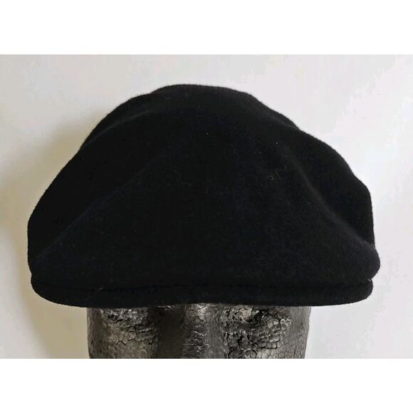 RARE Kangol Hat Black Wool Cap from Harrods In London Men's Size small